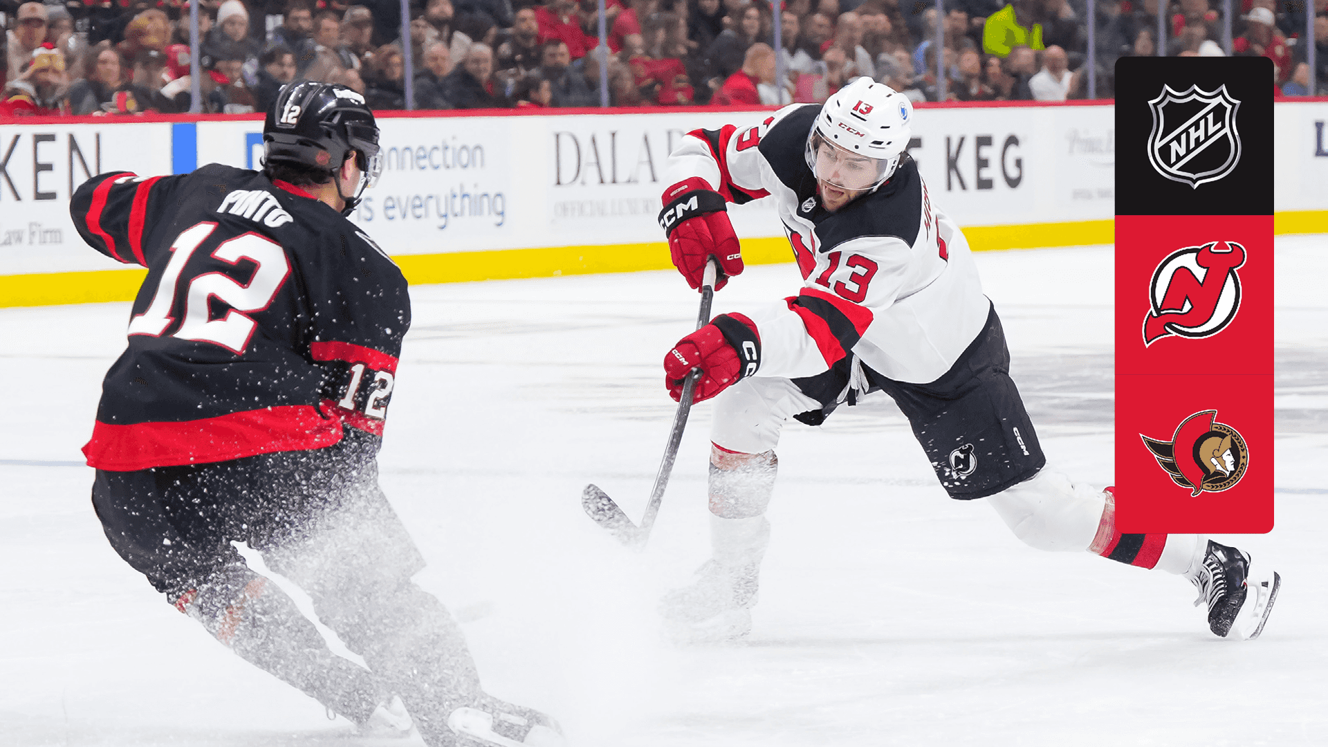 Watch Devils @ Senators Live Stream Online | DAZN FR