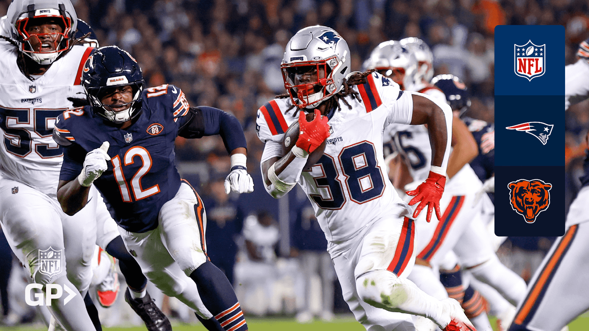 Watch Patriots @ Bears Live Stream Online | DAZN LU