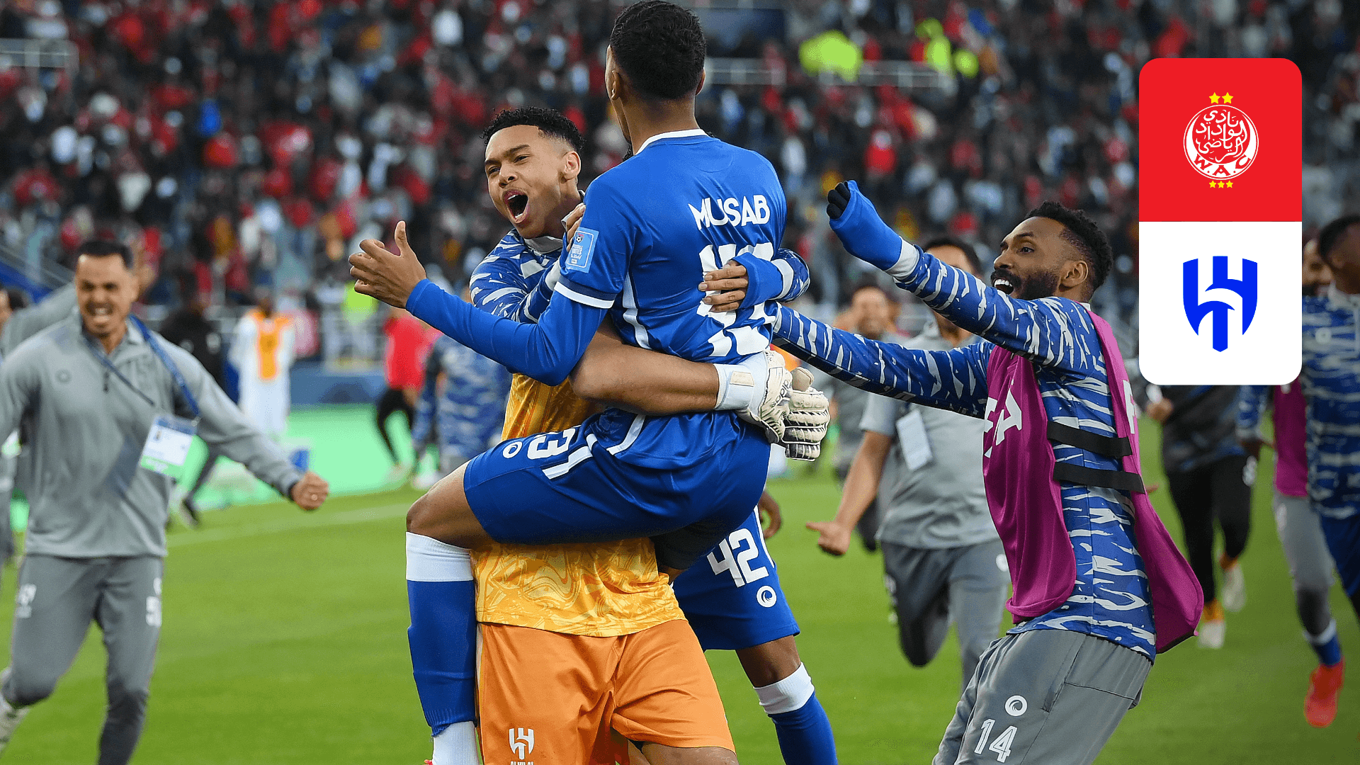 Fanion Al-Hilal FC – Coupe Du Monde Des Clubs FIFA 2025 – 37x24 Cm – Neuf