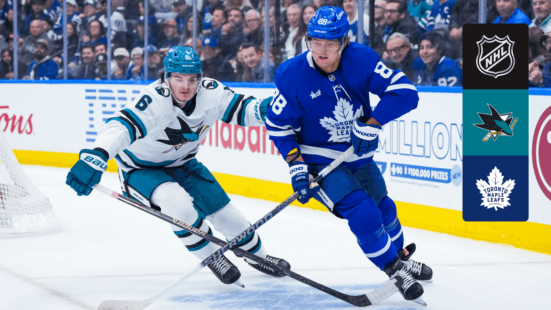 Watch Sharks @ Maple Leafs Live Stream Online | DAZN DJ