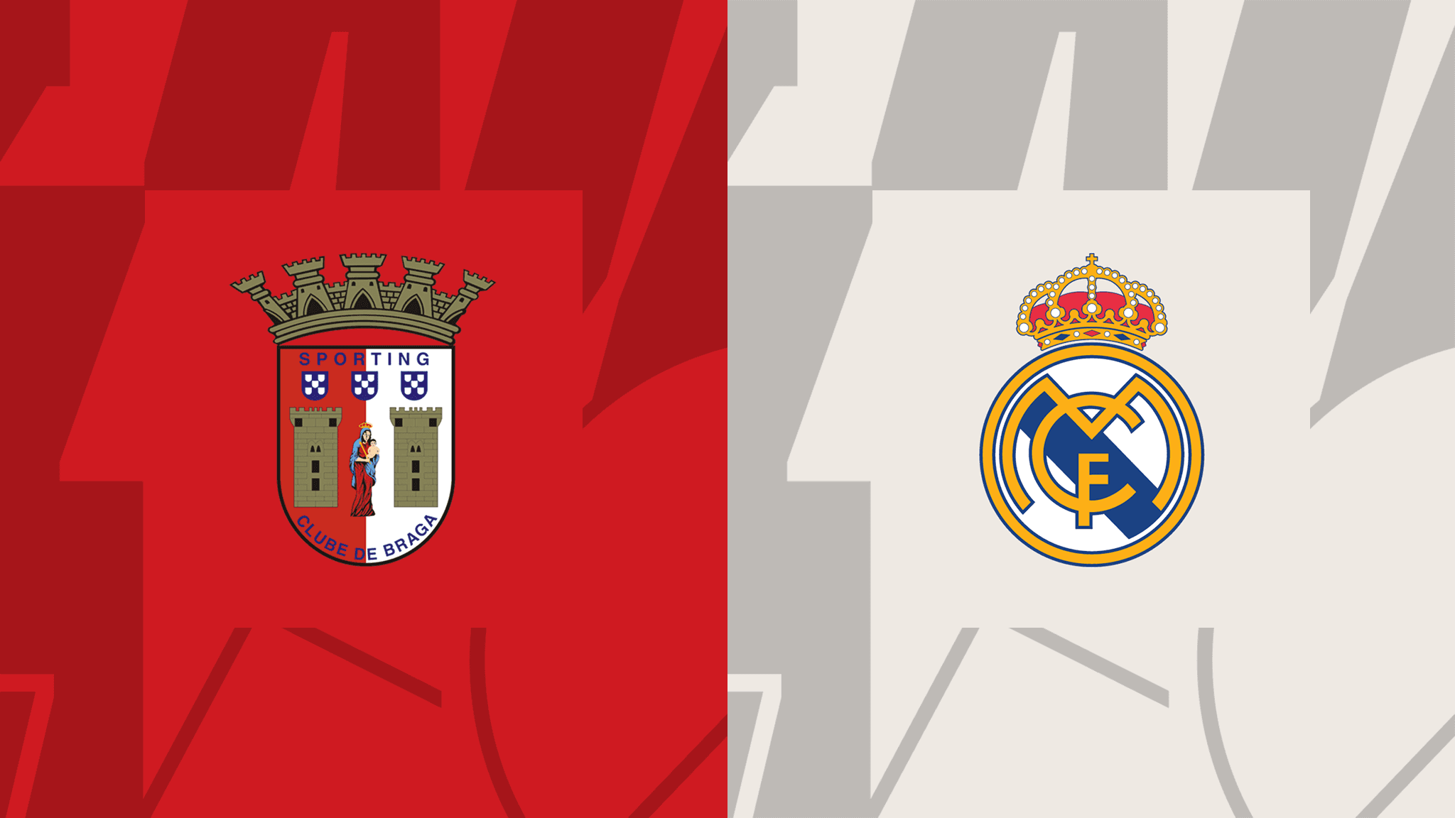 Lực lượng giữa Sporting Braga vs Real Madrid