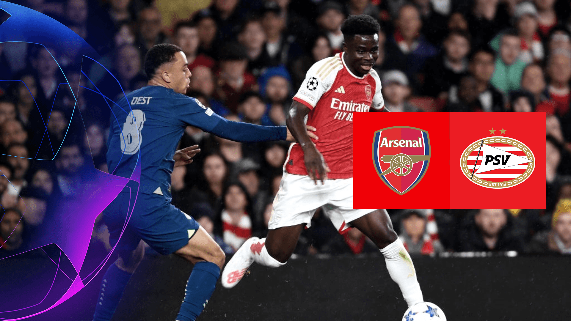 Watch Arsenal vs. PSV Live Stream | DAZN CA