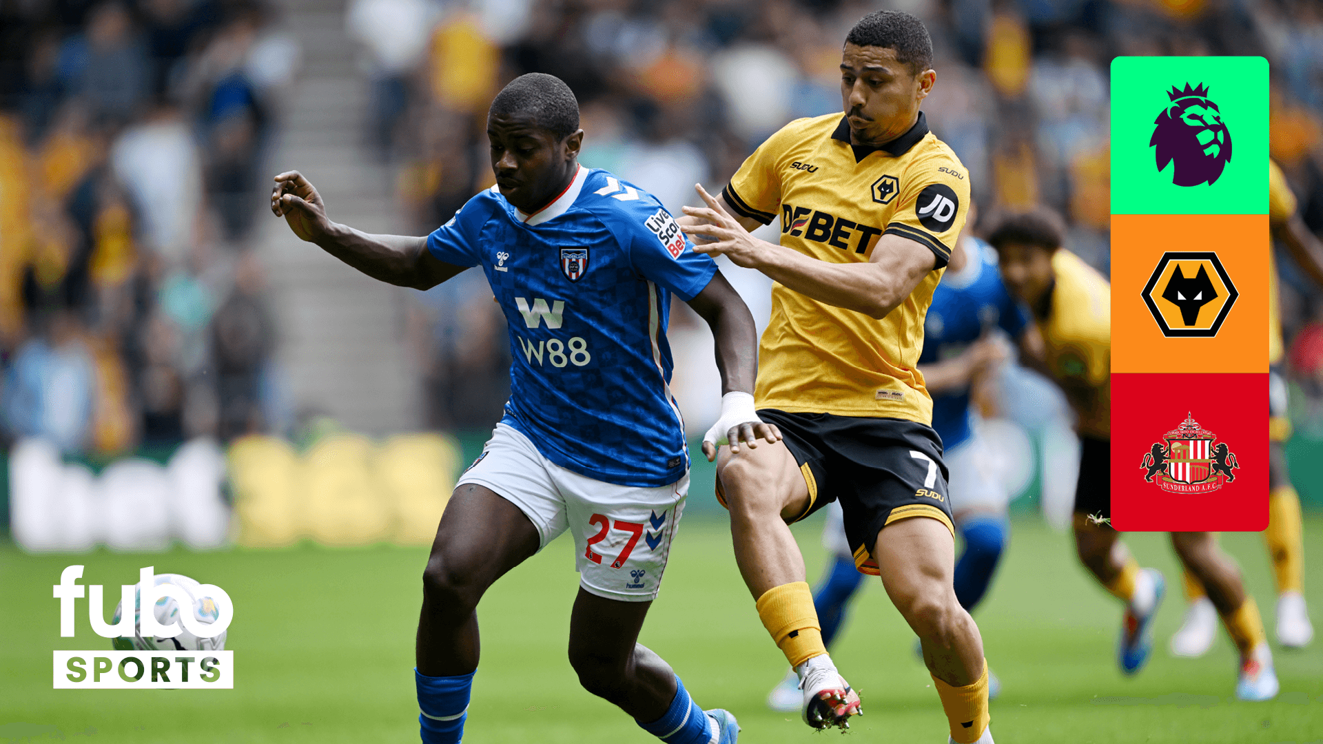 Regarder Wolves vs. Sunderland en Direct Live | DAZN CA