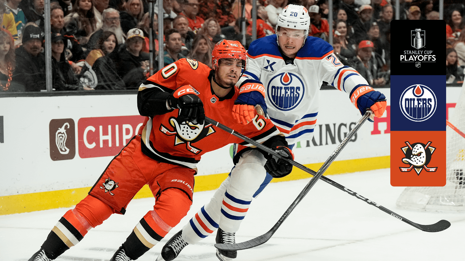 Watch Round 1 Game 4: Oilers @ Ducks Live Stream Online | DAZN DE
