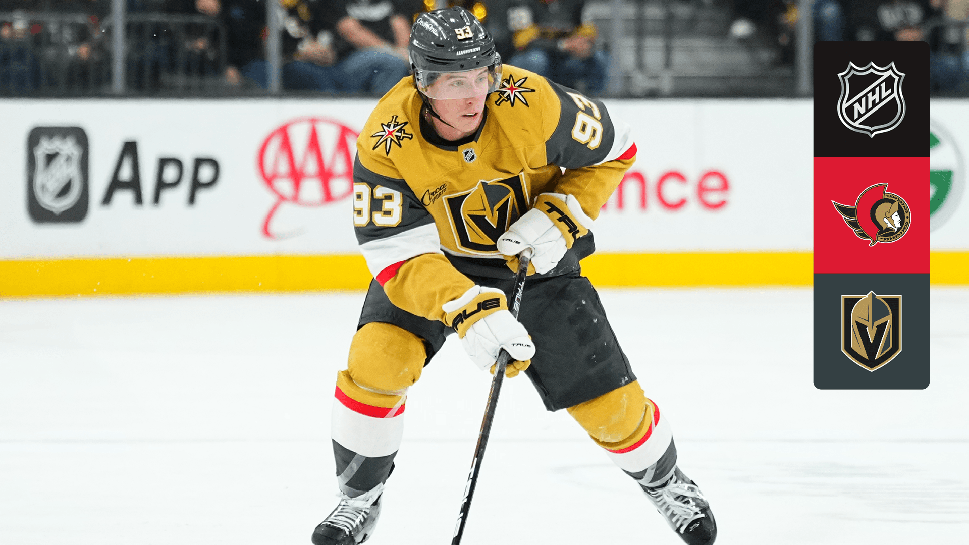 Watch Senators @ Golden Knights Live Stream Online | DAZN TD