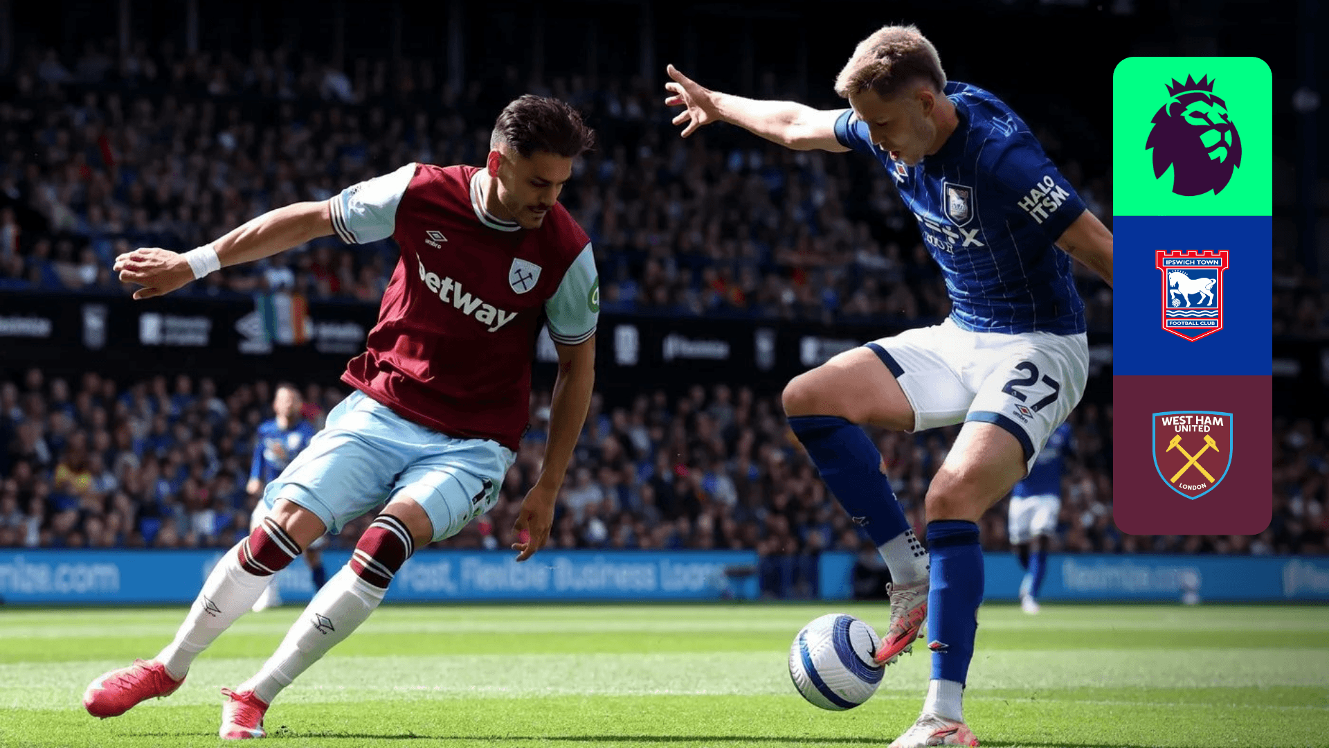 Ver Ipswich Town - West Ham United Online en Directo | DAZN ES