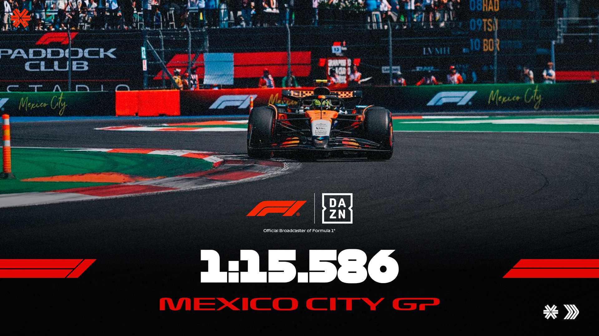 Watch Mexico City GP | The Pole lap Live Stream Online | DAZN PT