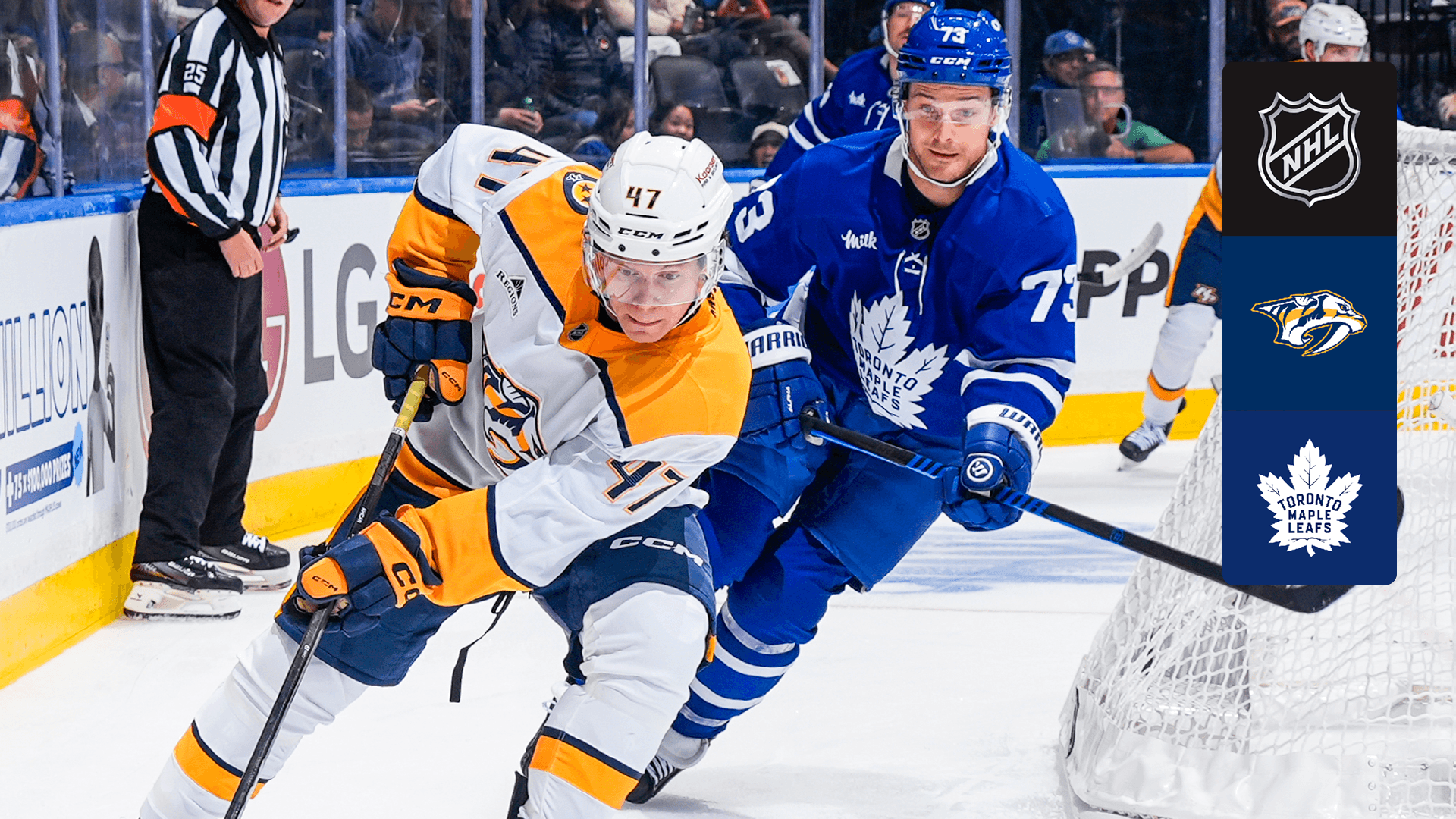 Watch Predators @ Maple Leafs Live Stream Online | DAZN YT
