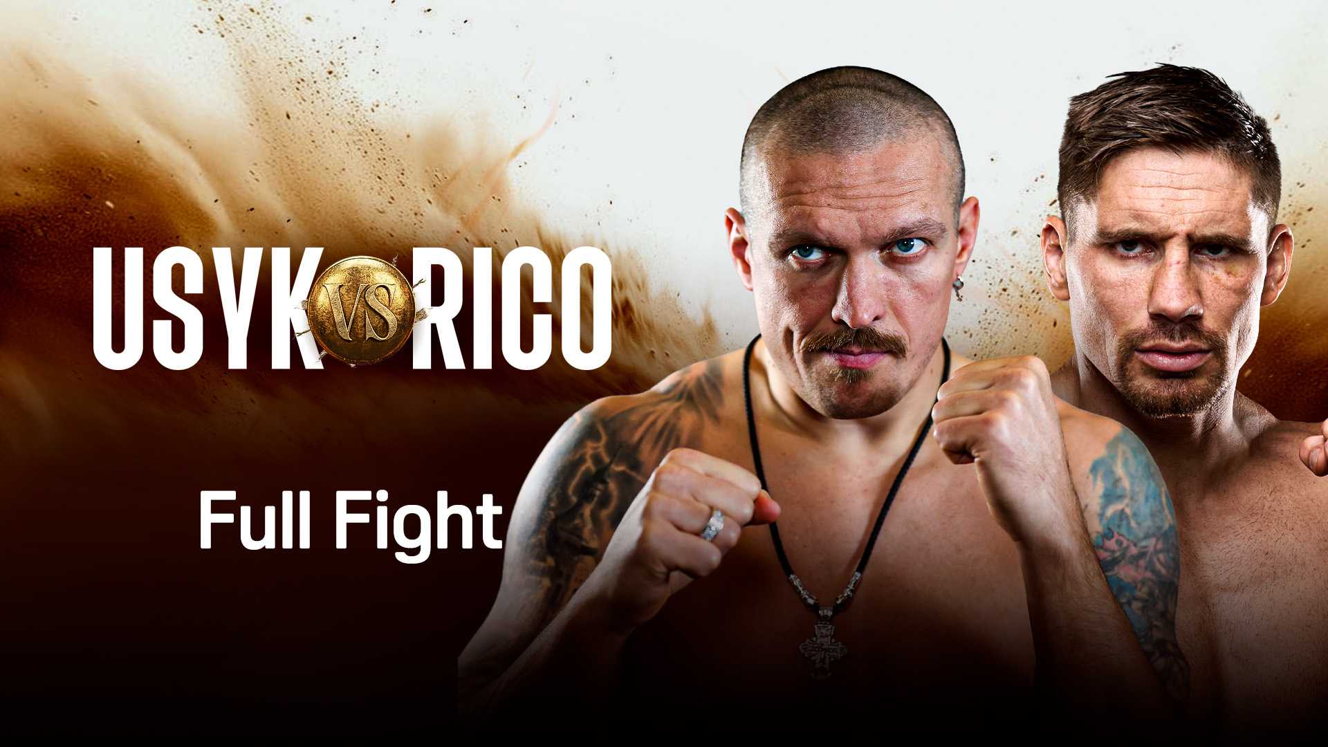Usyk vs. Rico: Match intero Streaming | DAZN IT