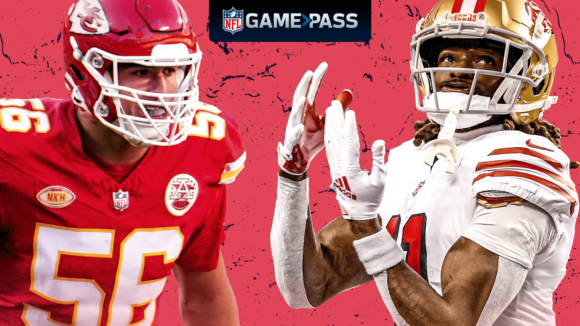 NFL 2023 49ers スーパーボウル進出記念Game ajersey Super Bowl LVIII: Chiefs vs. 49ers (日本語解説、HTショー＆現地CM