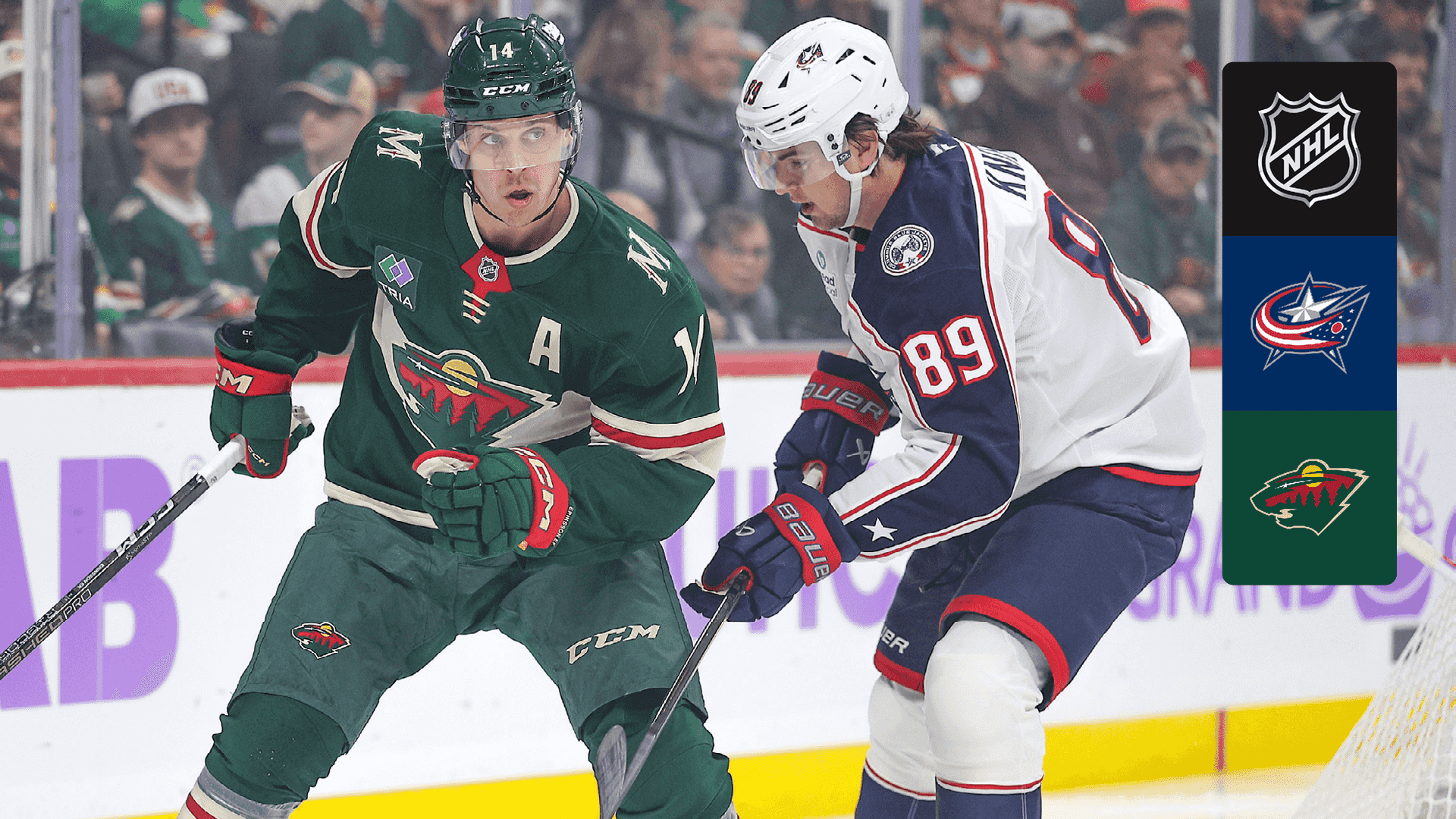 Watch Blue Jackets @ Wild Live Stream Online | DAZN GH