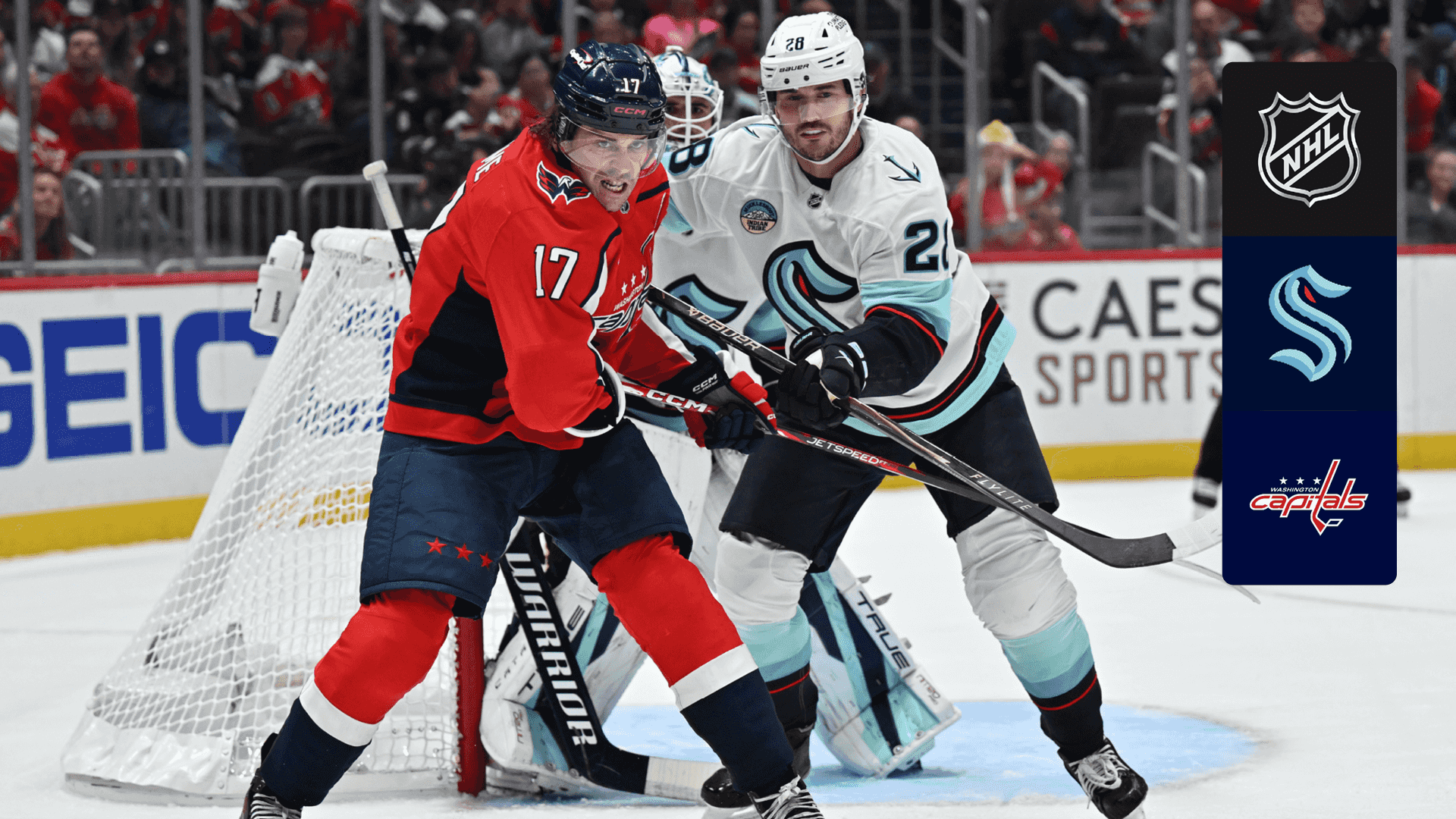 Watch Kraken @ Capitals Live Stream Online | DAZN IO