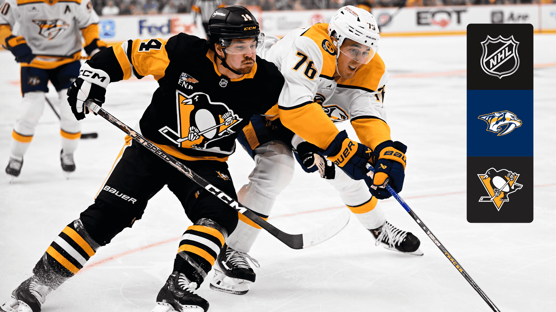 Watch Predators @ Penguins Live Stream Online | DAZN IL