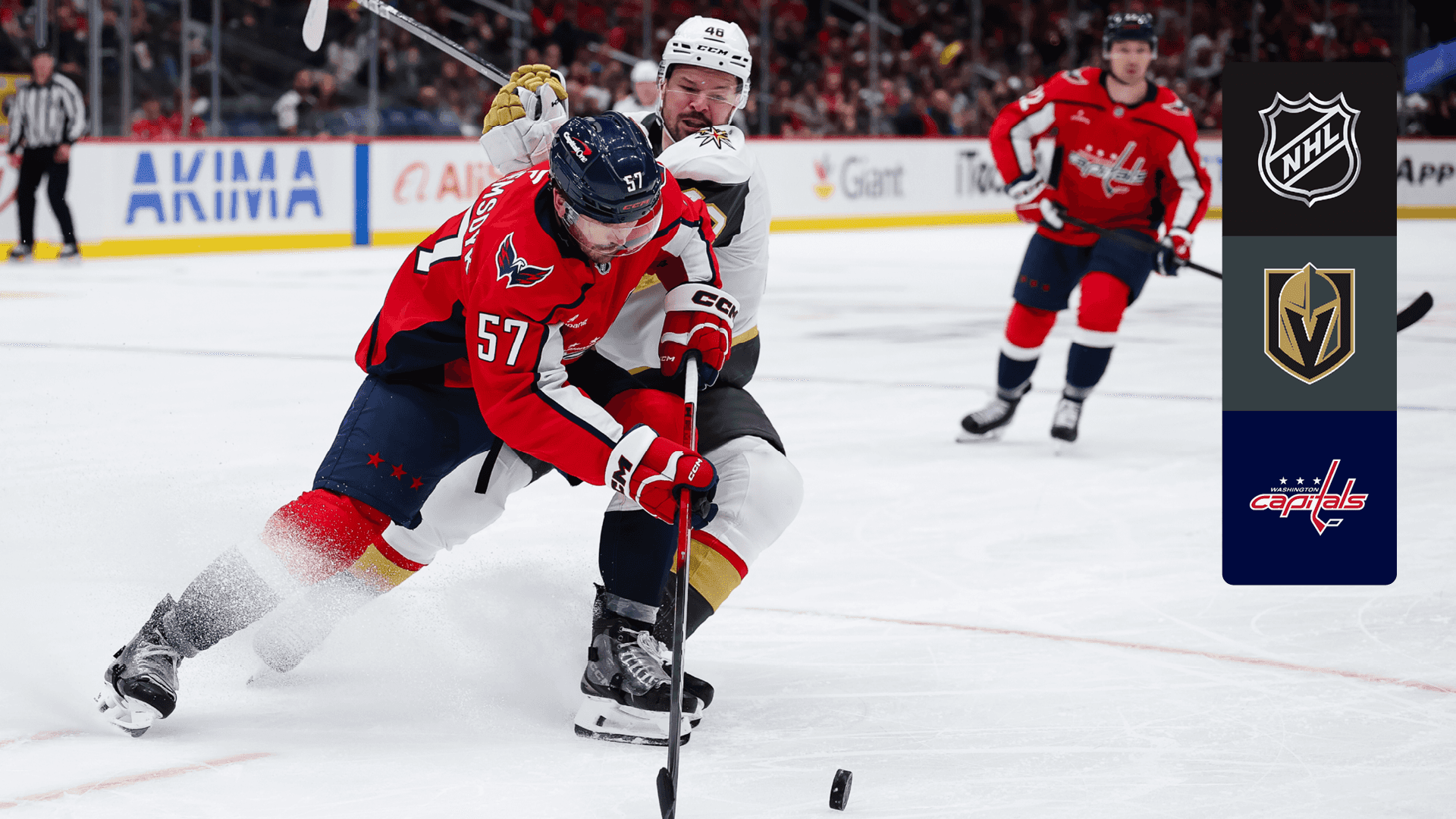 Watch Golden Knights @ Capitals Live Stream Online | DAZN AE
