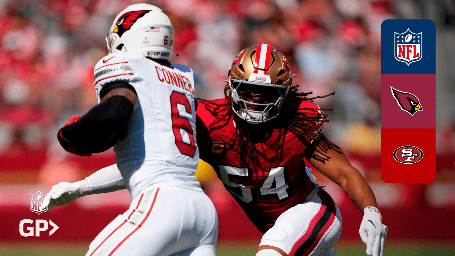 Regardez Cardinals @ 49ers en direct | DAZN BE