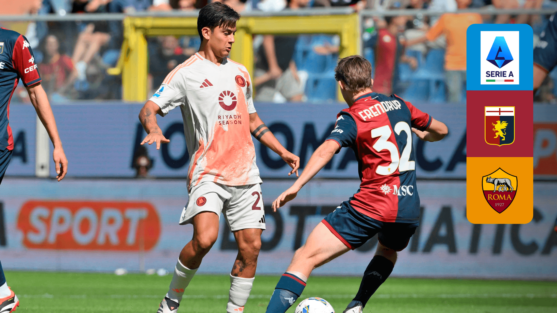 Watch Genoa - Roma Live Stream | DAZN CH