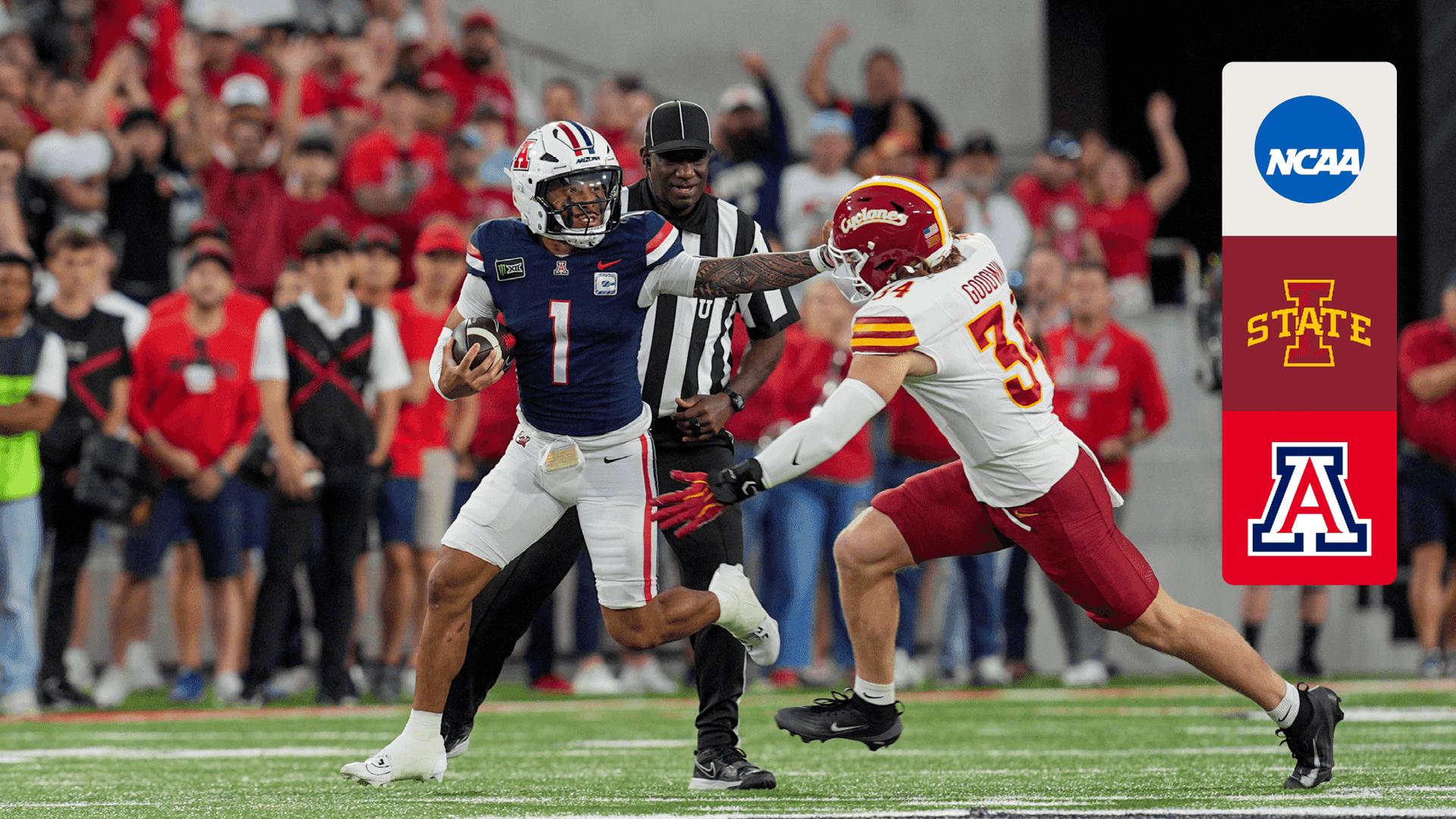 Watch Iowa State @ Arizona Live Stream Online | DAZN GB