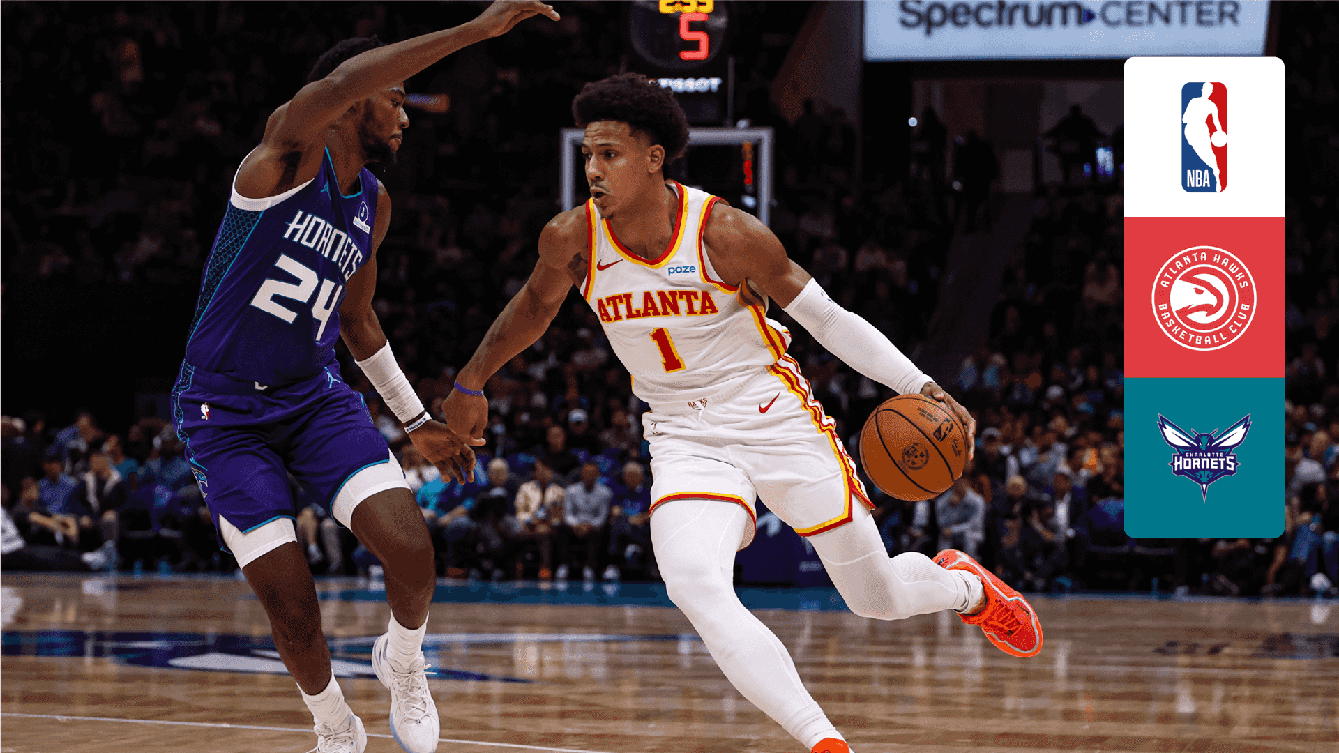 Ver Hawks @ Hornets Online en Vivo | DAZN US