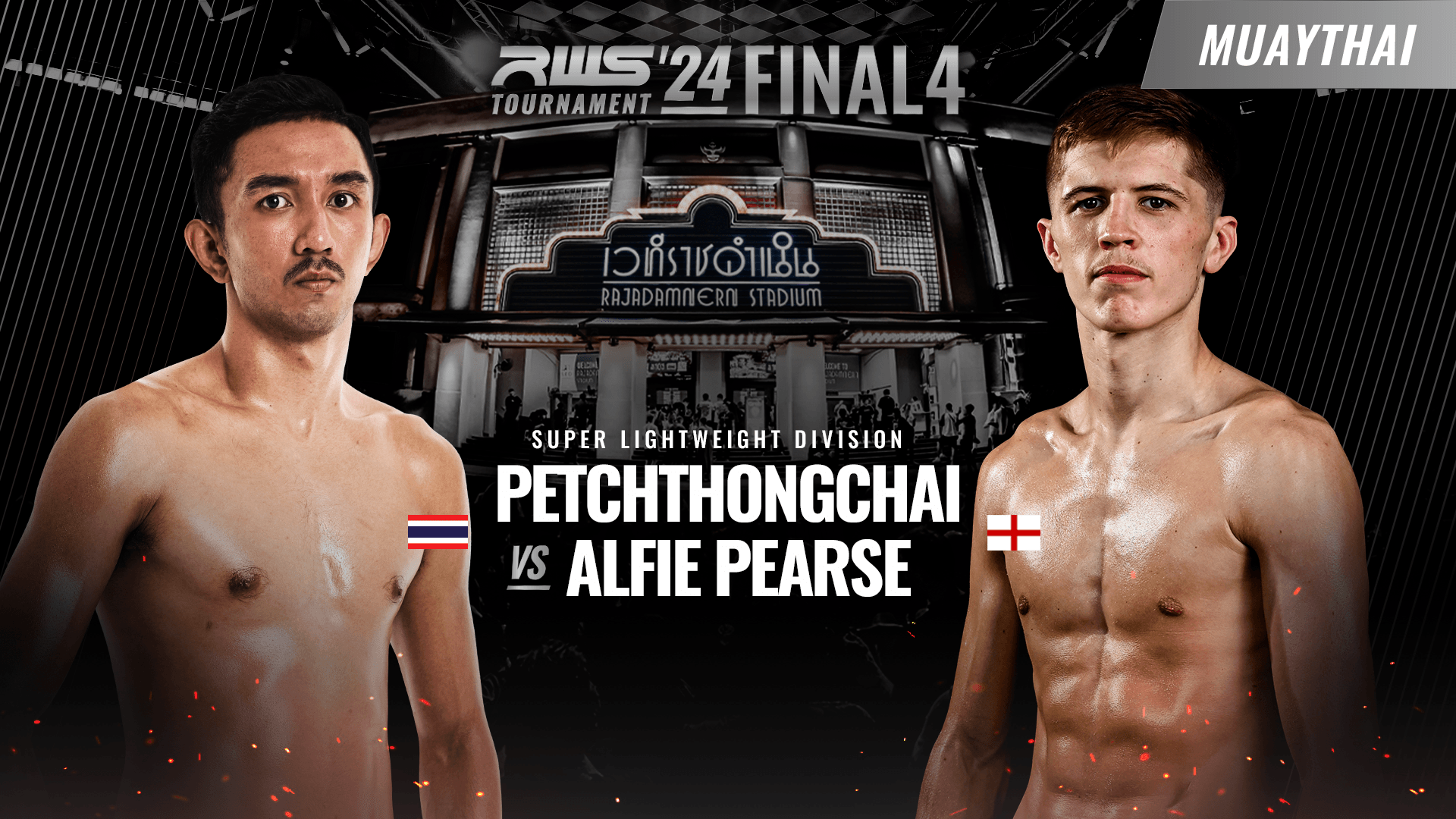 Rajadamnern World Series | Petchthongchai vs Pearse Live Stream | Jetzt ...