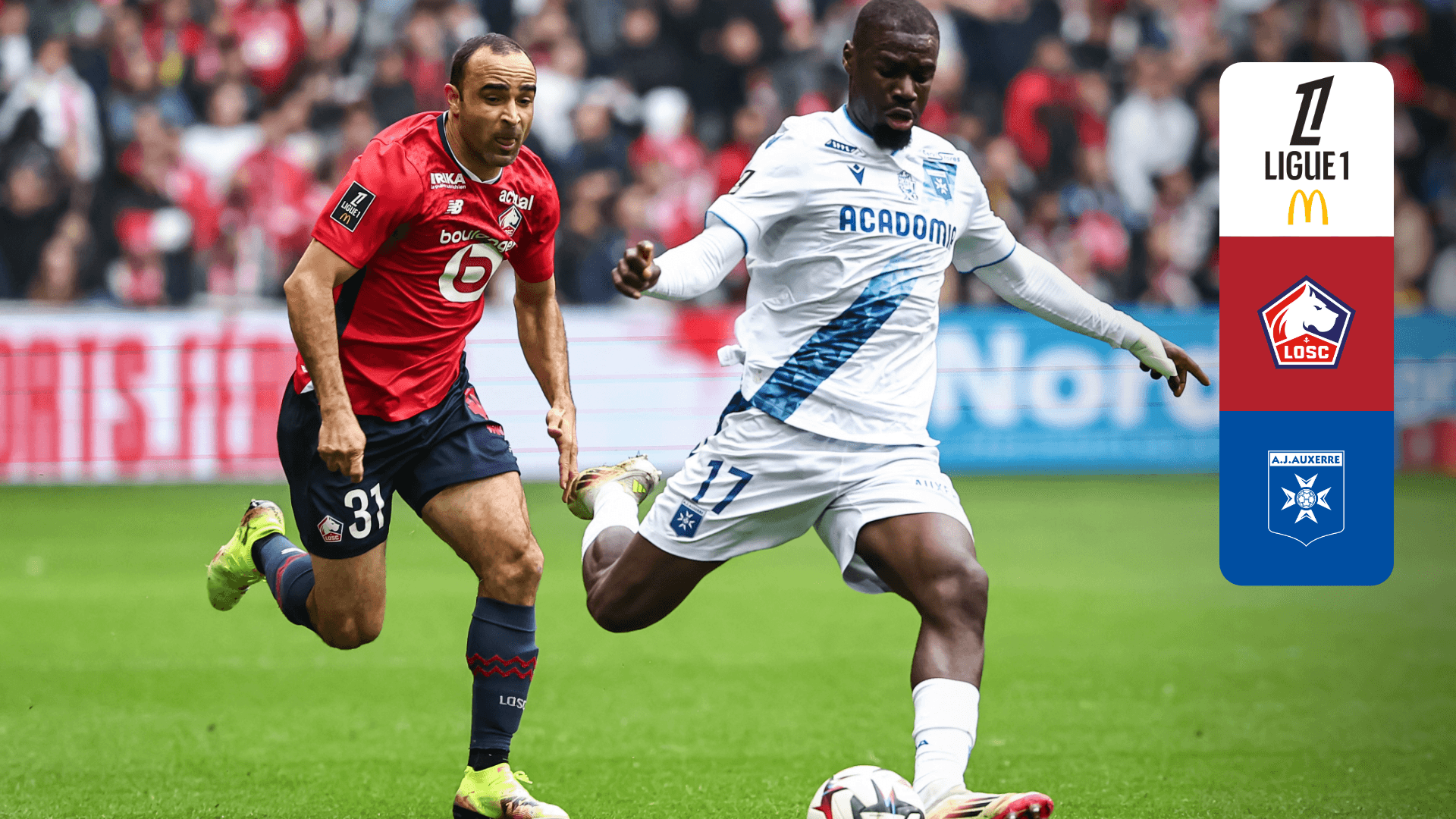 Programme + Ticket Complet Lyon - LOSC Lille - Ligue 1 2019/2020
