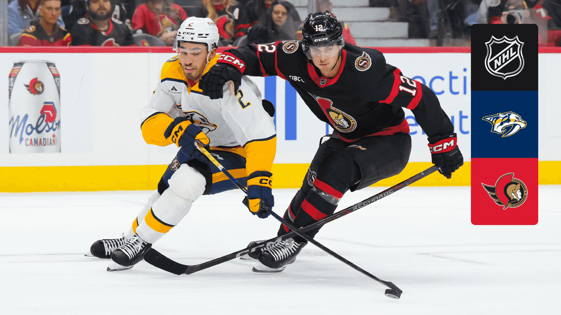 Watch Predators @ Senators Live Stream Online | DAZN BV