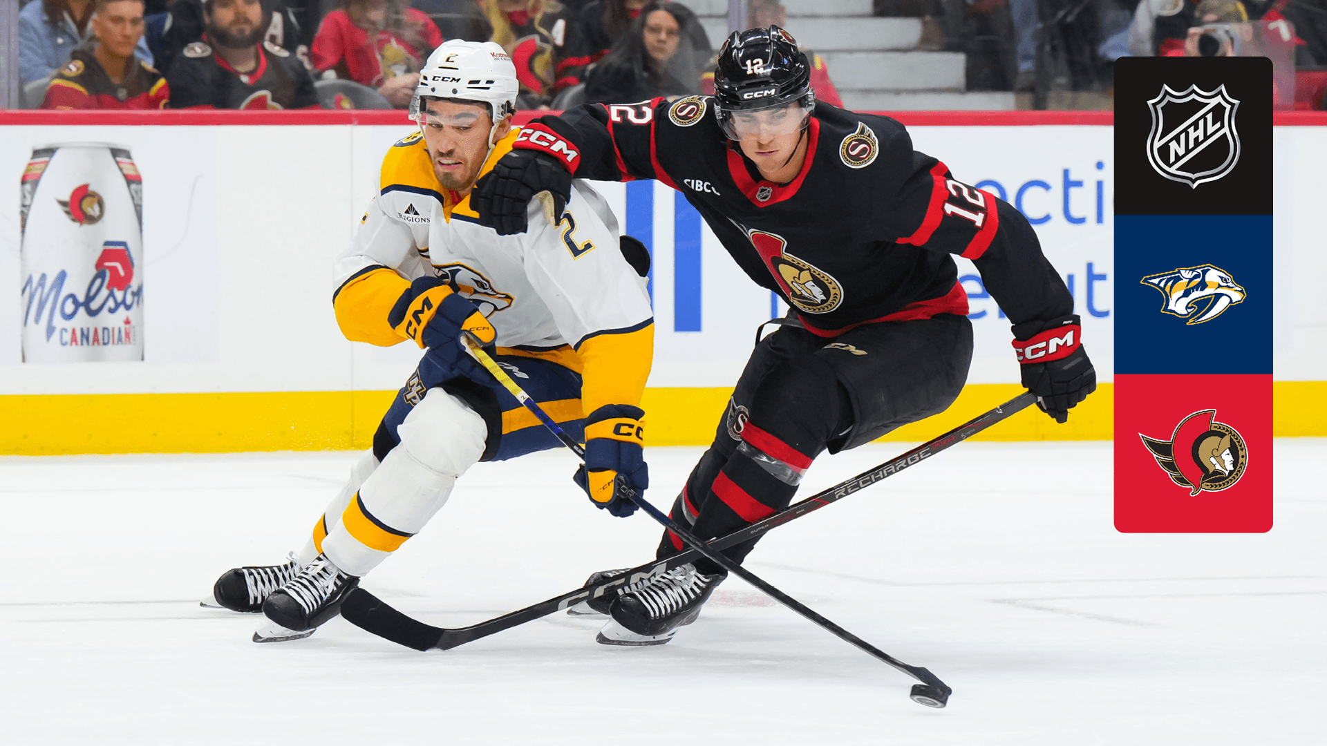 Watch Predators @ Senators Live Stream Online | DAZN BV