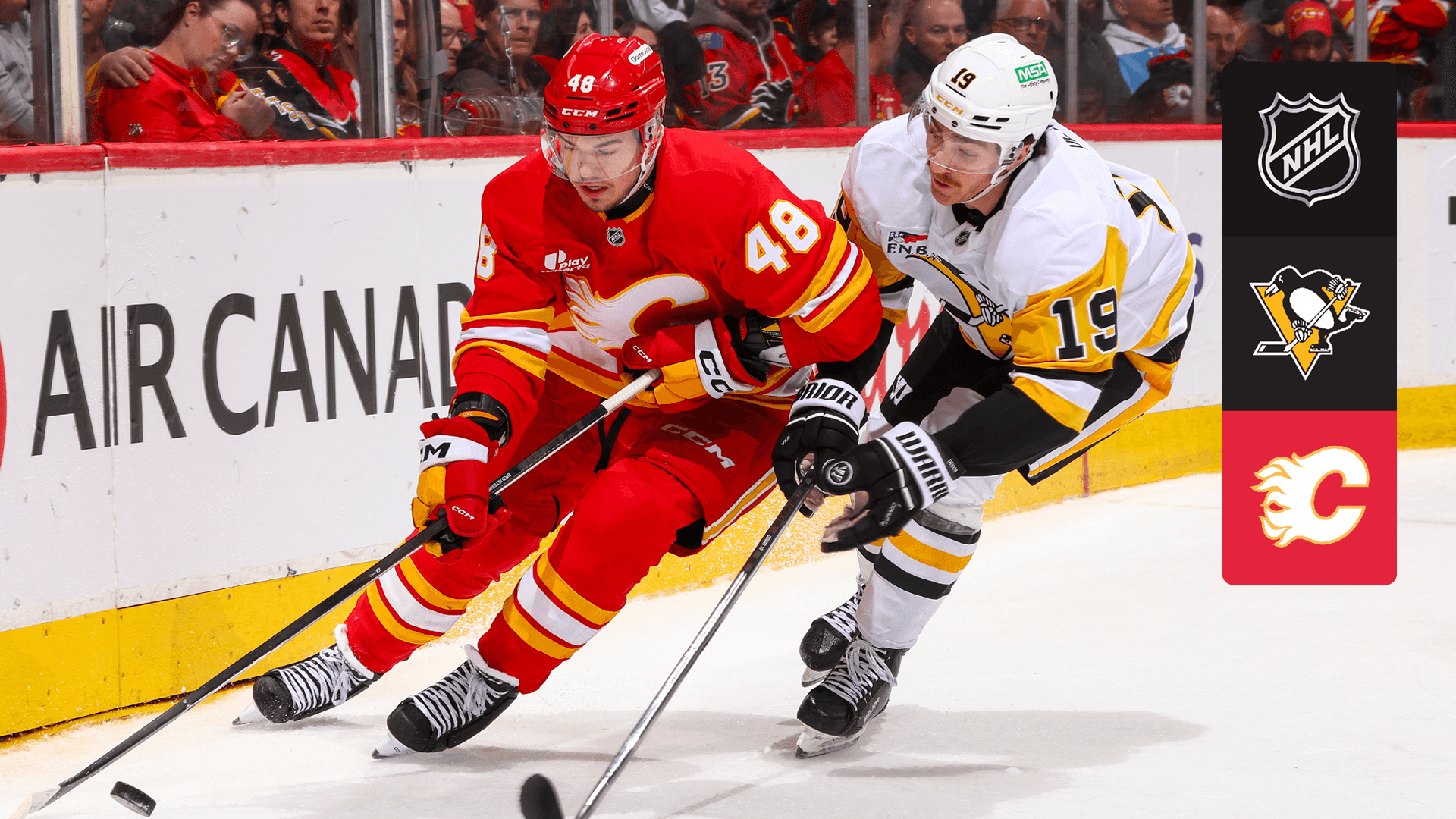 Watch Penguins @ Flames Live Stream Online | DAZN TH