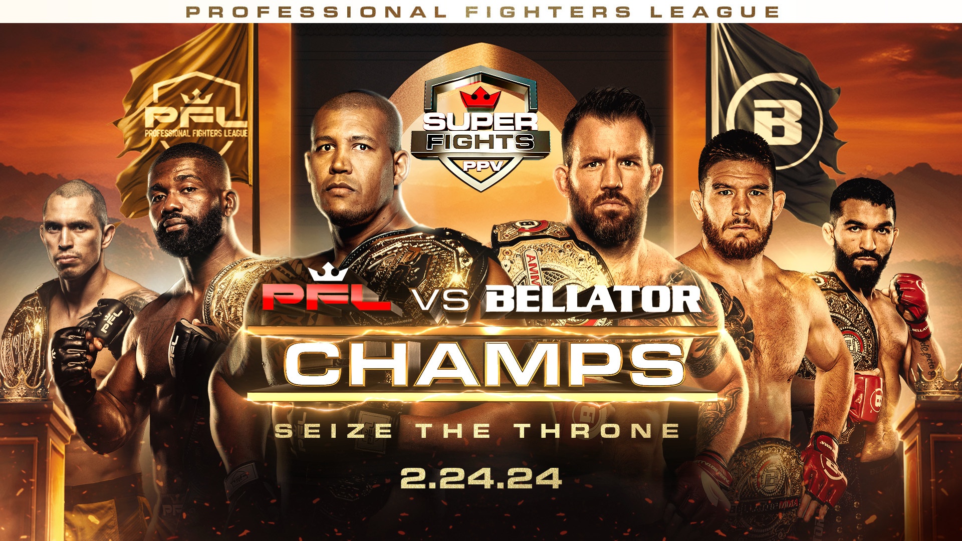 Watch PFL Champions vs. Bellator Champions Main Card Live Stream