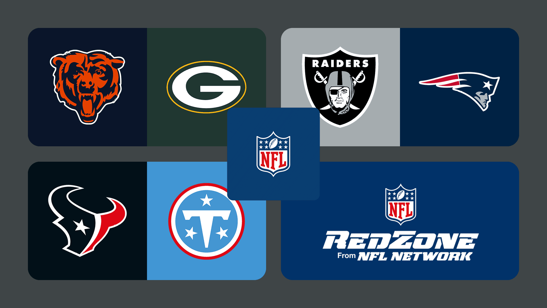 Watch CHI @ GB, LV @ NE, HOU @ TEN, RedZone Live Stream Online | DAZN EH