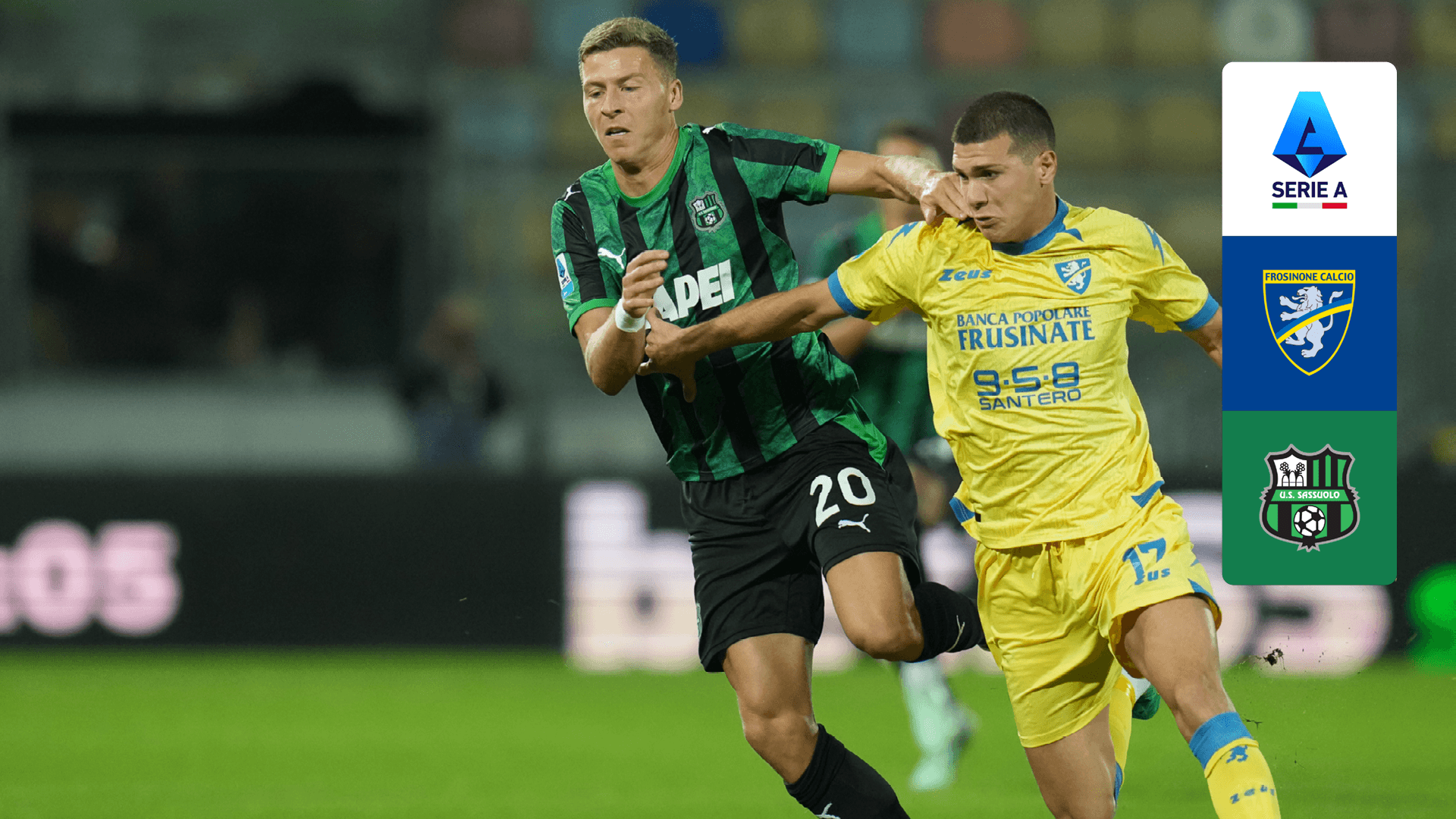 Watch Frosinone - Sassuolo Live Stream Online | DAZN ES