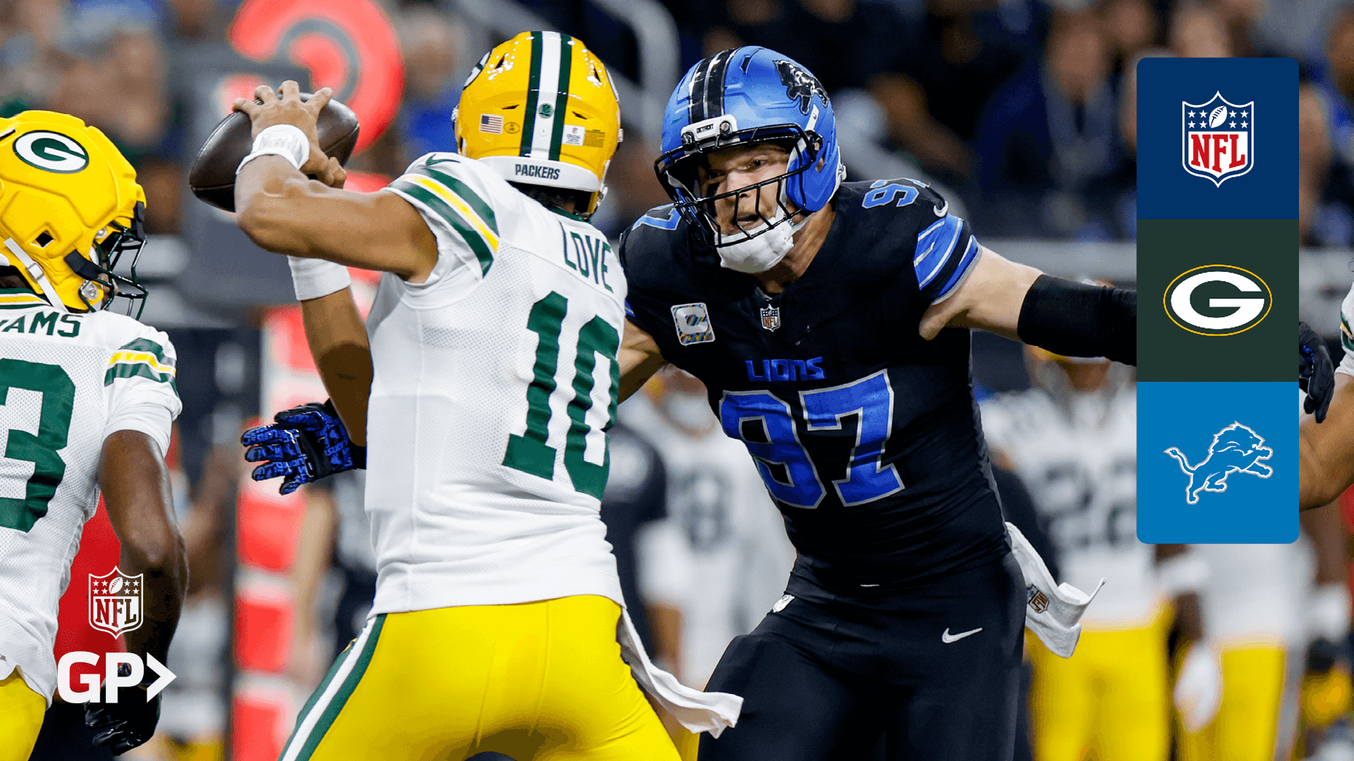 Watch Packers @ Lions Live Stream Online | DAZN CH