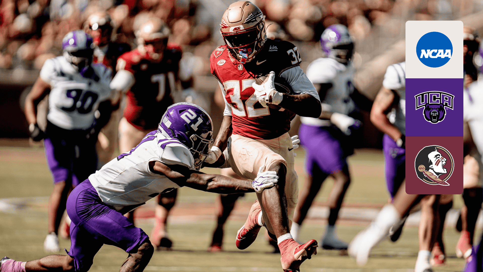 Watch Central Arkansas @ Florida State Live Stream Online | DAZN KR