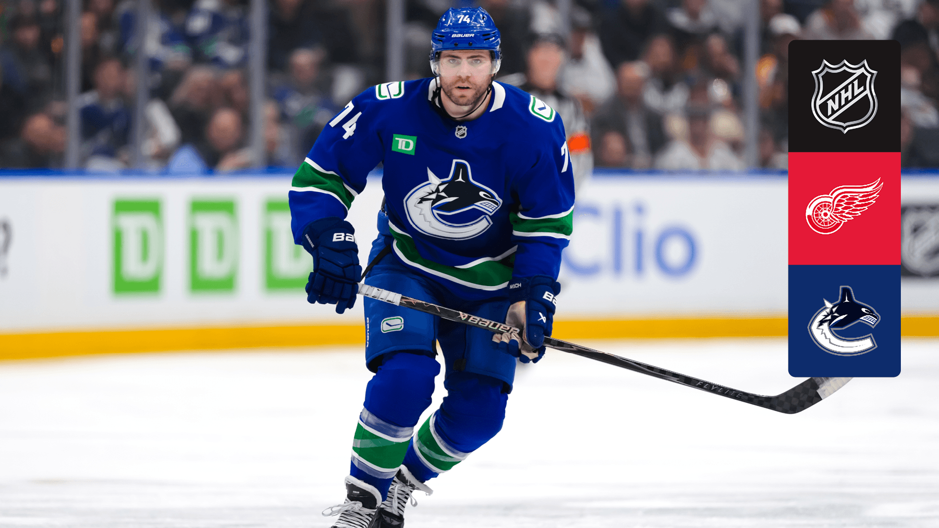 Watch Red Wings @ Canucks Live Stream Online | DAZN RS
