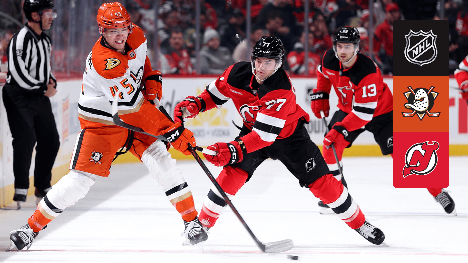 Watch Ducks @ Devils Live Stream Online | DAZN LT