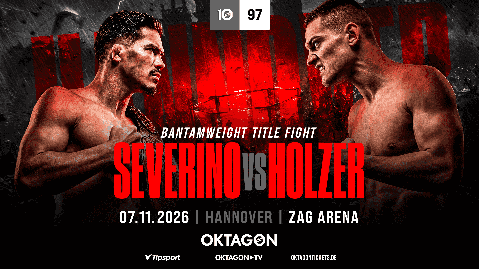 Watch OKTAGON 97: Severino vs. Holzer Live Stream Online | DAZN BQ