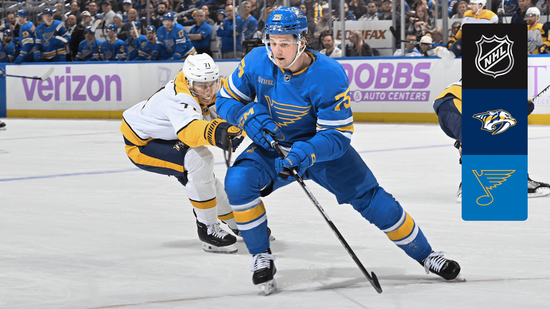 Watch Predators @ Blues Live Stream Online | DAZN YT