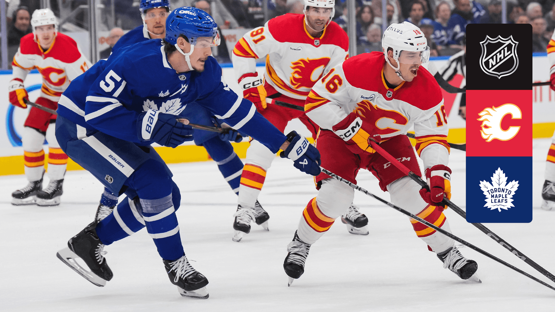 Watch Flames @ Maple Leafs (Home Broadcast) Live Stream Online | DAZN ID