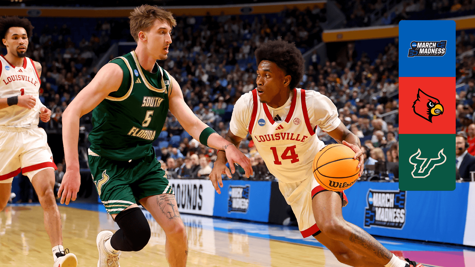 Round of 64: (6) Louisville vs. (11) South Florida in Diretta Streaming ...