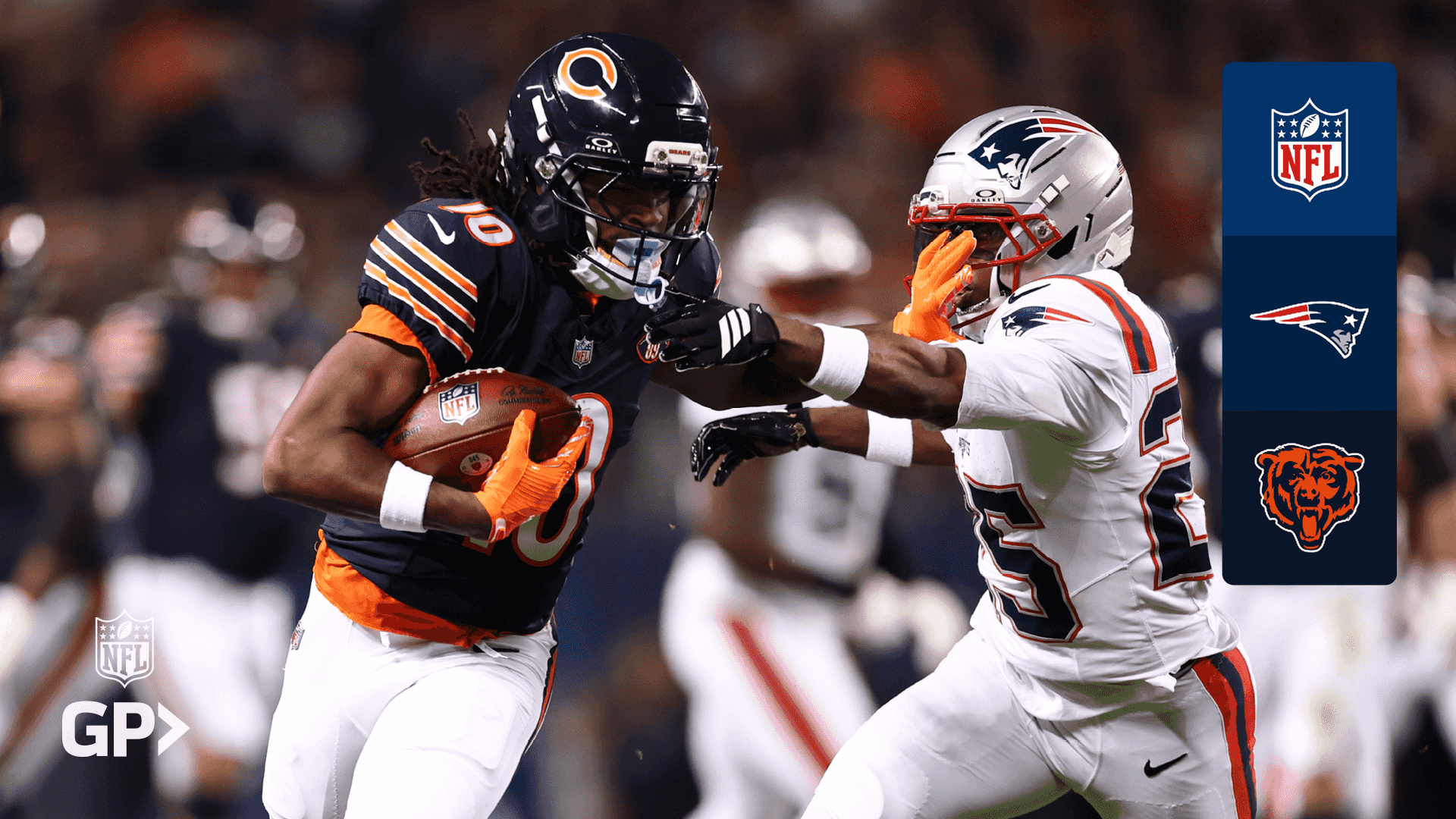 Watch Patriots @ Bears (Spanish Broadcast) Live Stream Online | DAZN TR