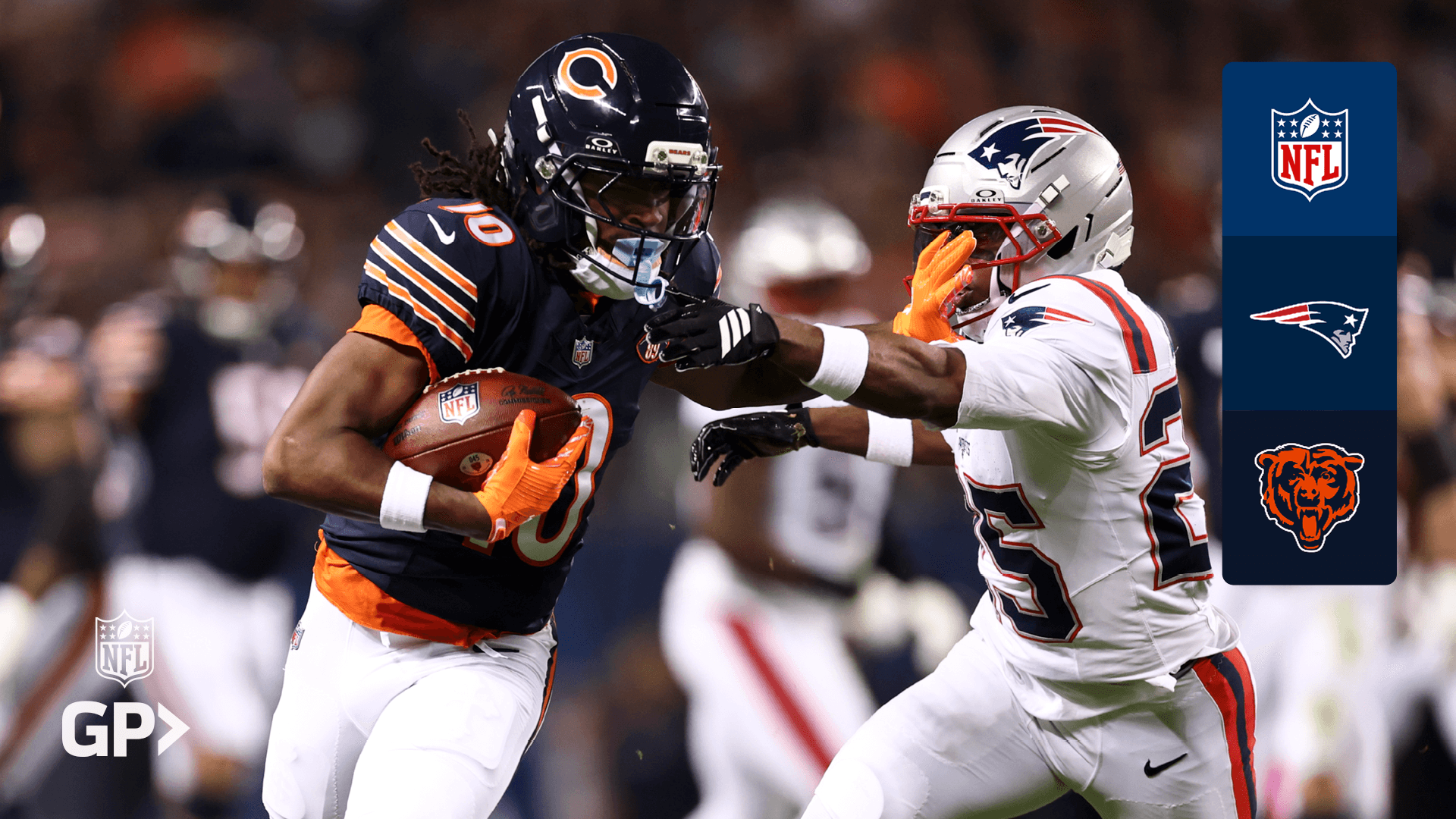 Watch Patriots @ Bears (Spanish Broadcast) Live Stream Online | DAZN CY