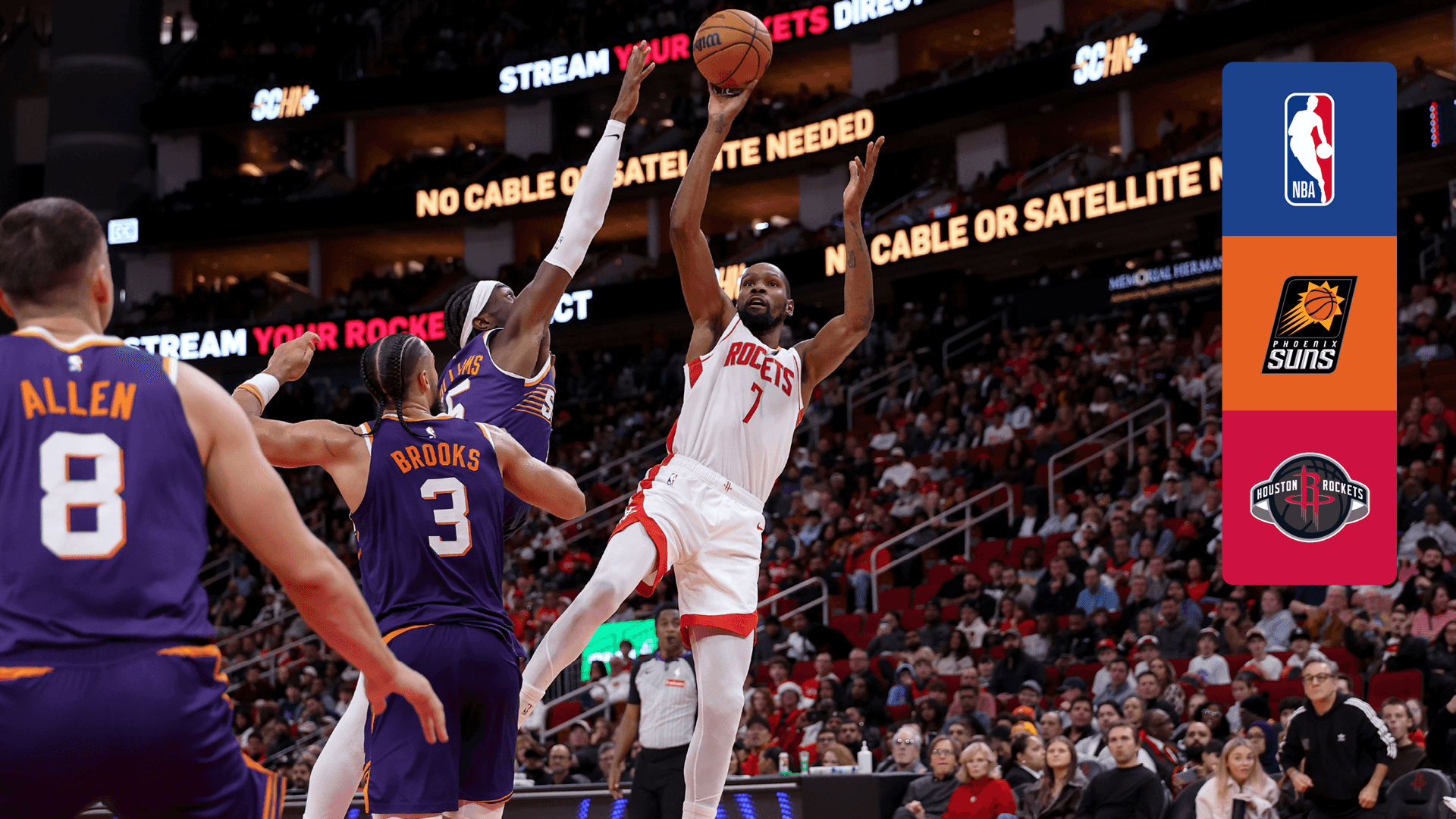 Watch Phoenix Suns @ Houston Rockets Live Stream Online | DAZN ES