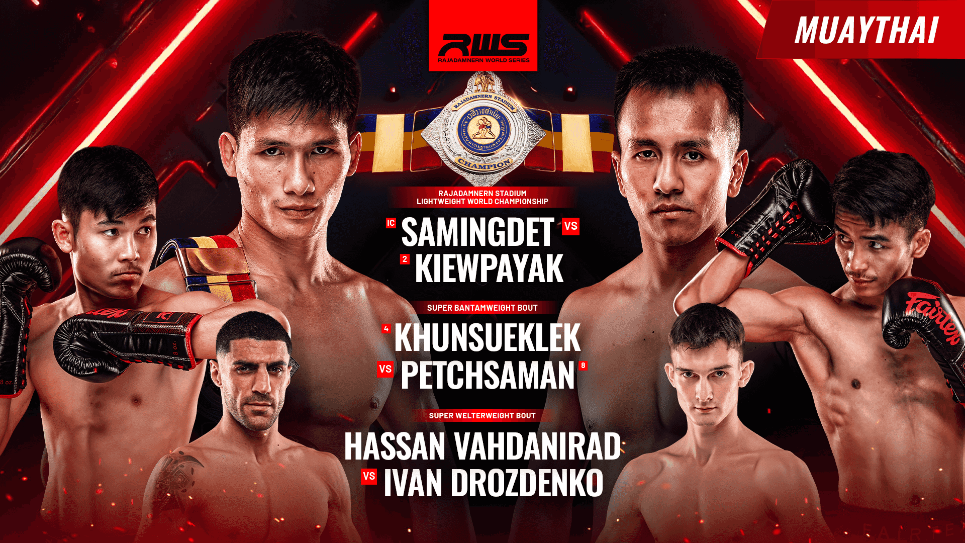 Watch RWS: Samingdet vs. Kiewpayak Live Stream Online | DAZN CY