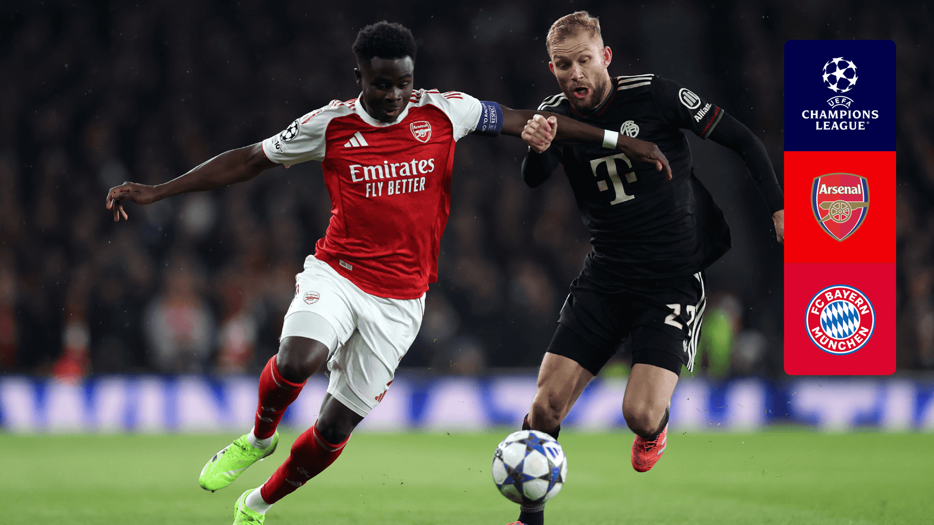 Vê Arsenal x Bayern em Direto Online | DAZN PT