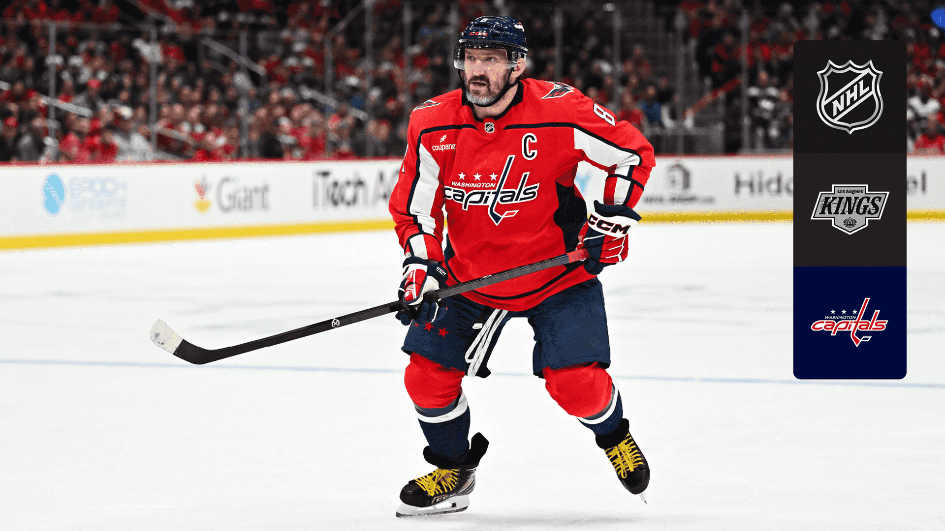 Watch Kings @ Capitals Live Stream Online | DAZN PL