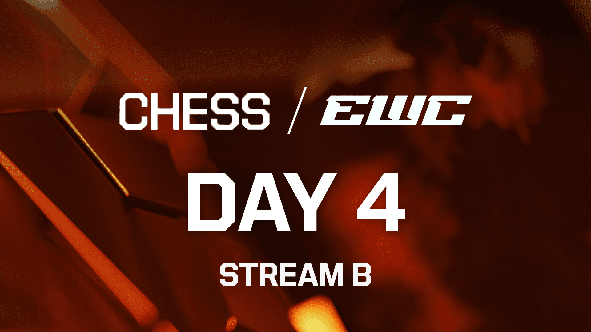 Watch EWC - Chess: Day 4, Stream B Live Stream Online | DAZN ZW
