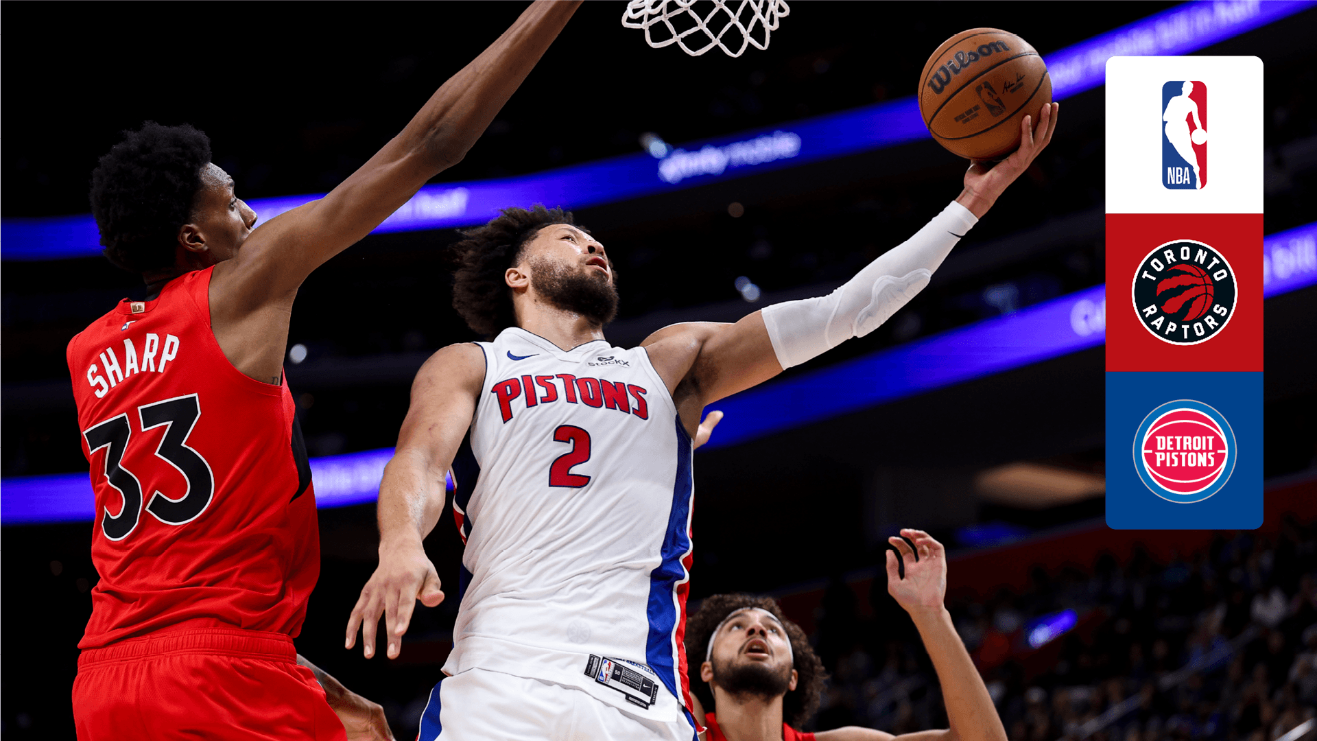 Ver Raptors @ Pistons Online en Vivo | DAZN US