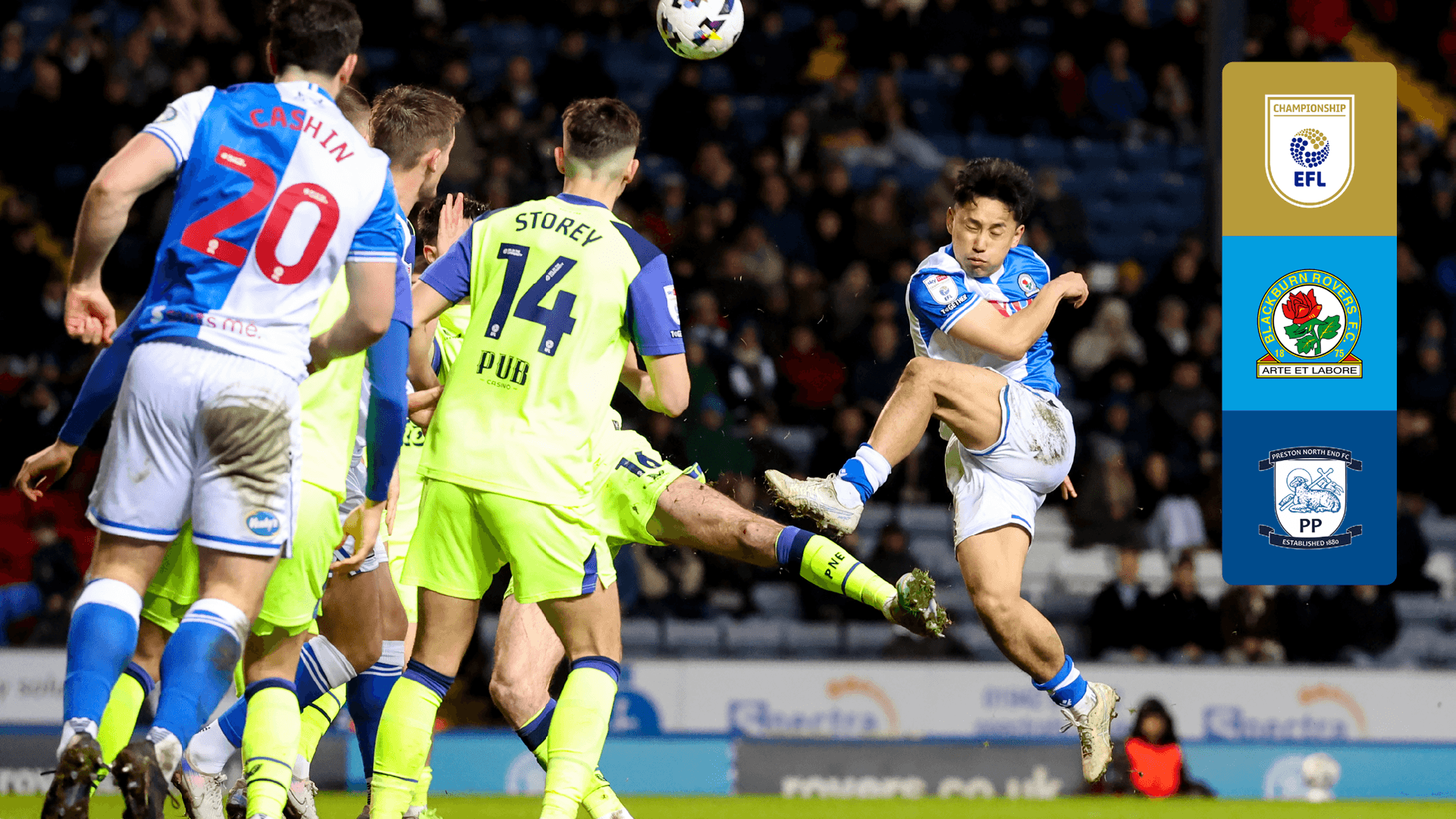 ブラックバーン vs プレストン : 第33節 (大橋祐紀、森下龍矢) を