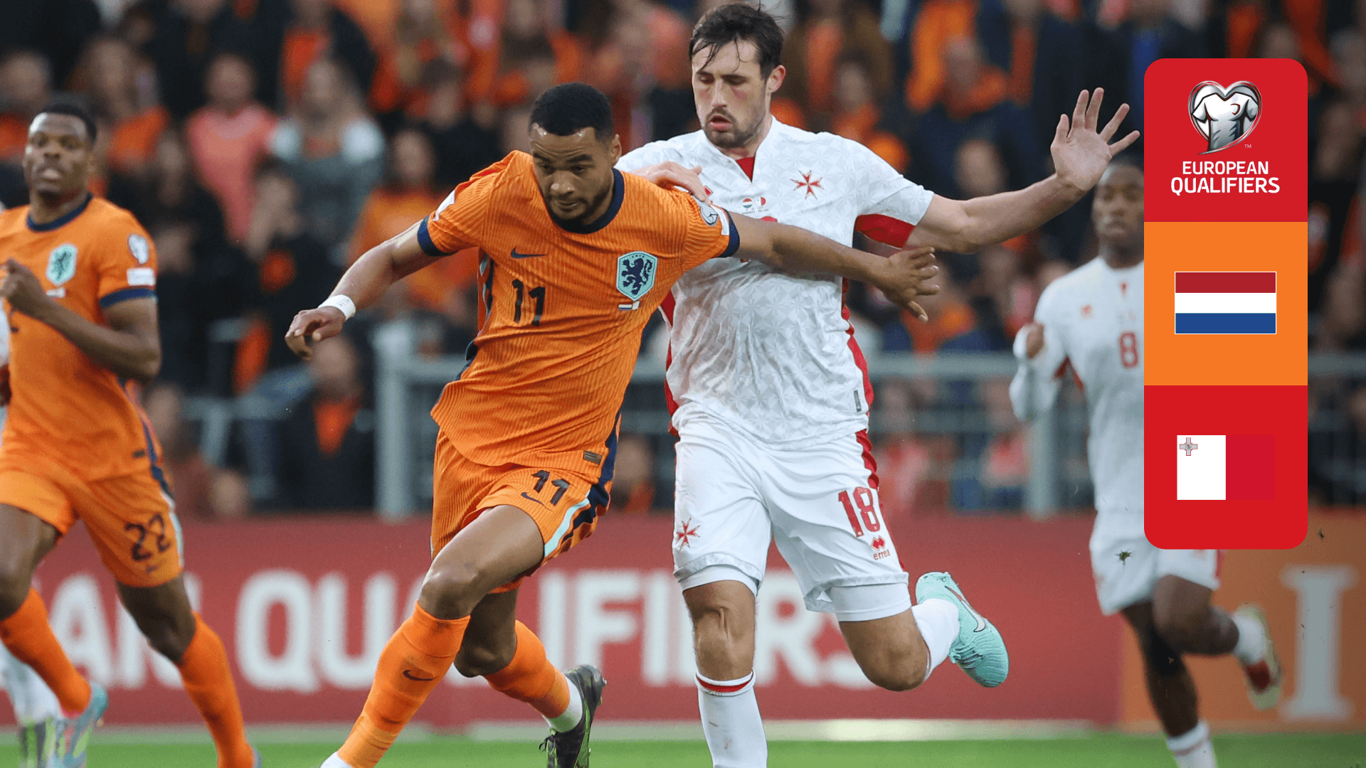 Watch Netherlands v Malta Live Stream | DAZN JP