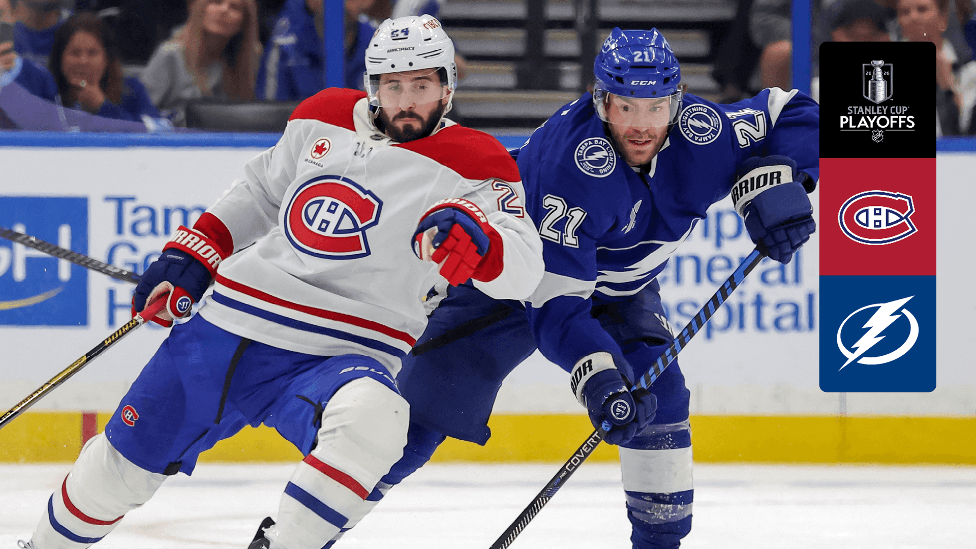 Watch Round 1 Game 2: Canadiens @ Lightning Live Stream Online | DAZN NG