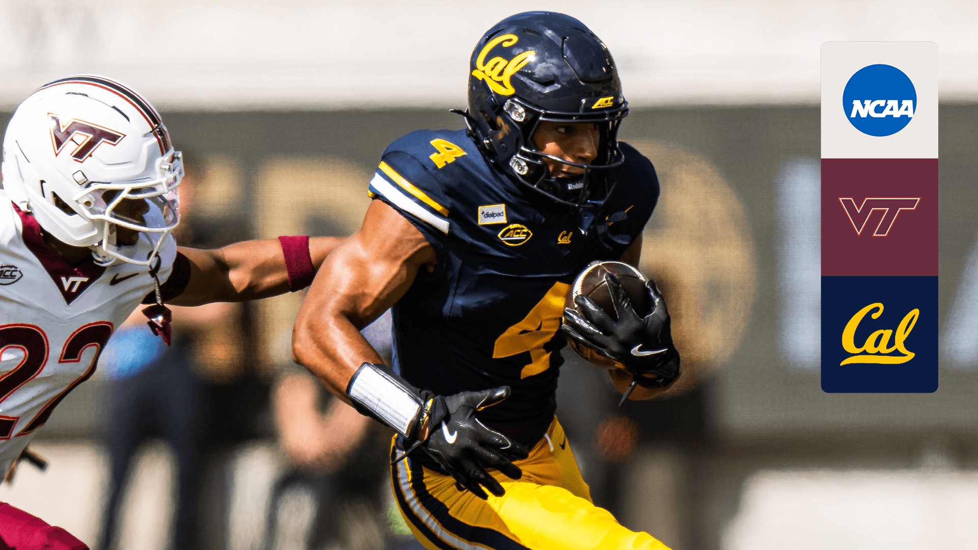Watch Virginia Tech @ California Live Stream Online | DAZN ME